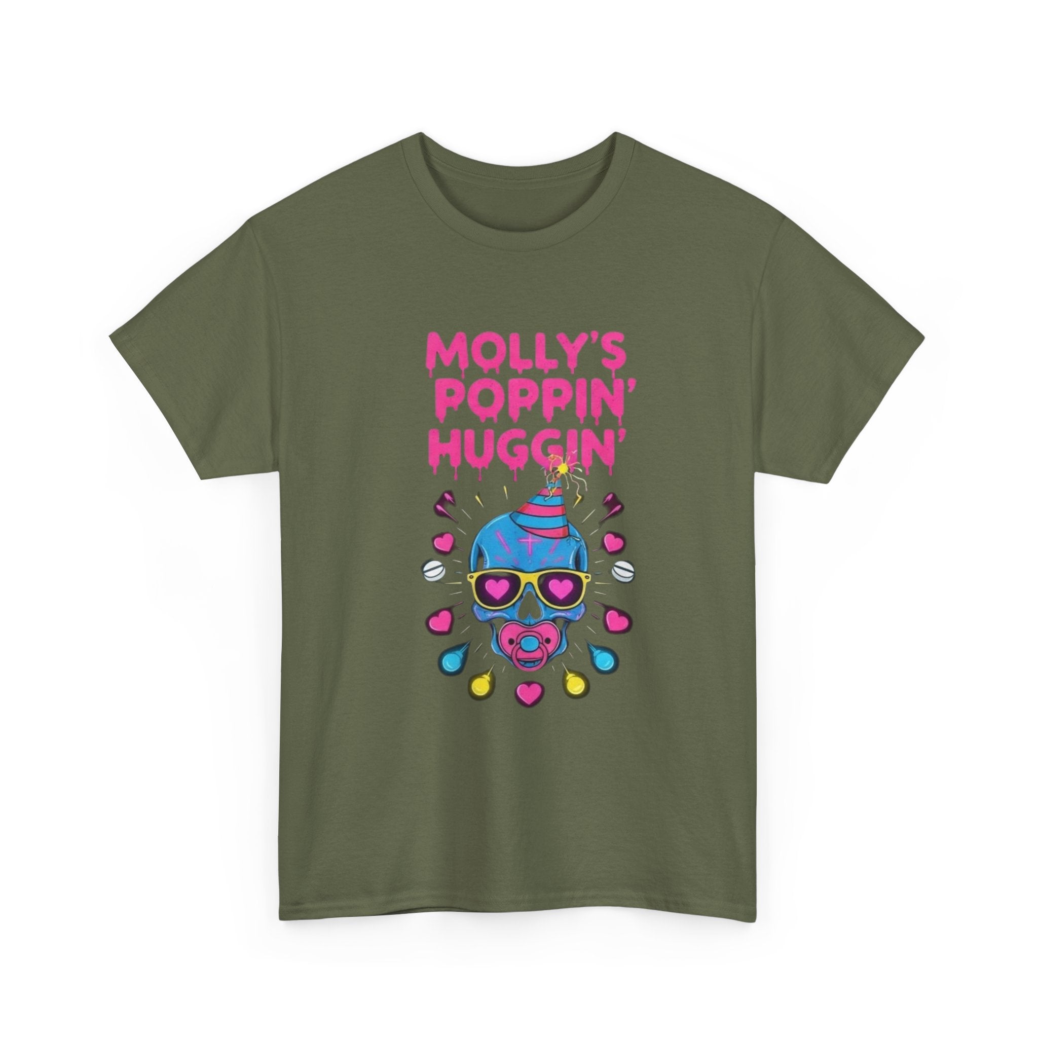 T-Shirt - Mollys Poppin Huggin - Funny Molly Tee Shirt Gift