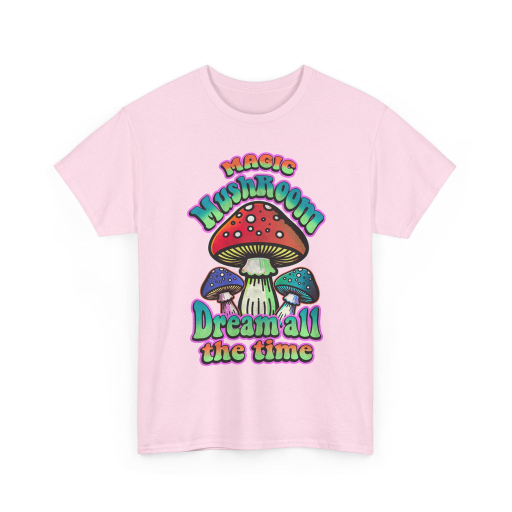 Mushroom Dream Tee Shirt - Magic Mushroom: Dream All the Time - Psychedelic Graphic T-Shirt