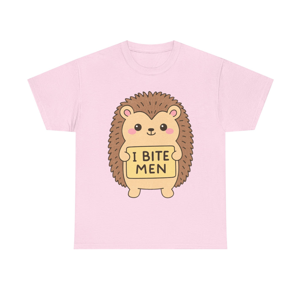 Funny Feminism T-Shirt - I Bite Men - Tee Shirt For Feminist - Anti Patriachy Gift NEW