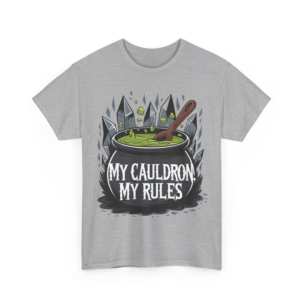 Funny Witch T-Shirt - My Cauldron My Rules - Wicken t Shirt - Gift Tee For Witches NEW