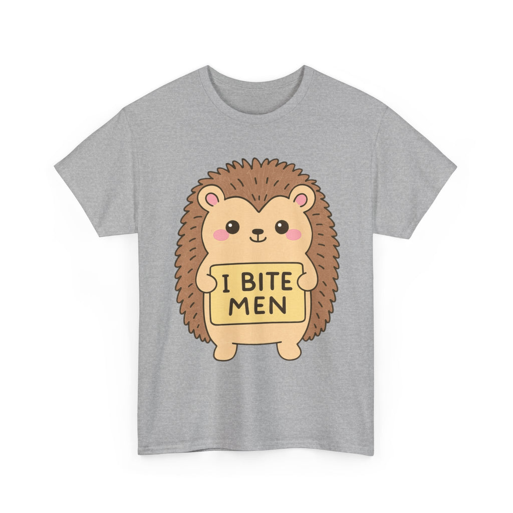 Funny Feminism T-Shirt - I Bite Men - Tee Shirt For Feminist - Anti Patriachy Gift NEW