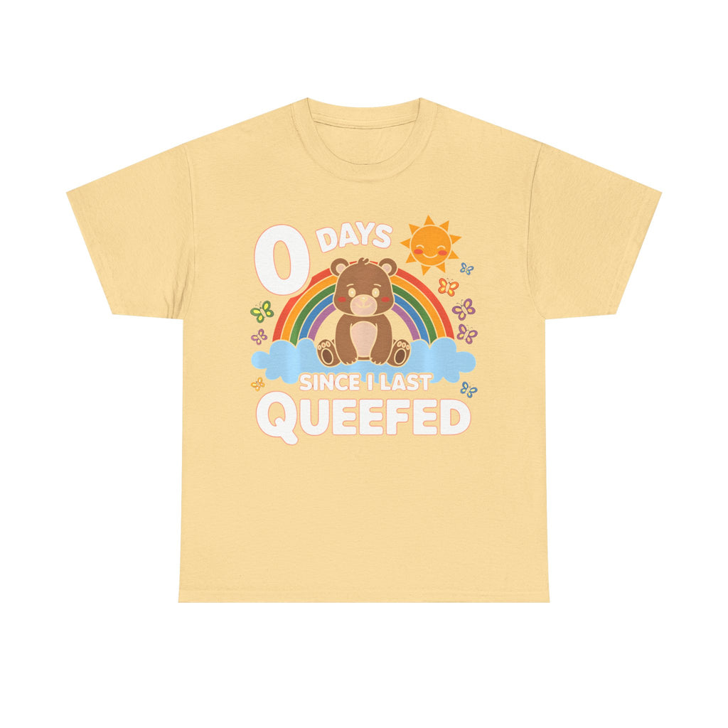Funny Gift T-Shirt - Queef Countdown Tee - Offensive Adult Rude Hen Bachelorette Shirt
