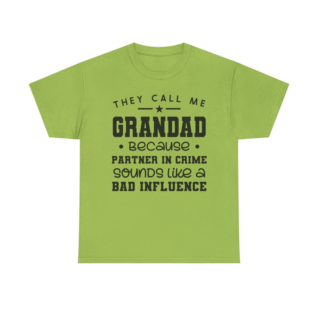 They Call Me Grandad Tee Shirt - T-Shirt For Grandfather - Funny Gift For Grandpa Grandad NEW