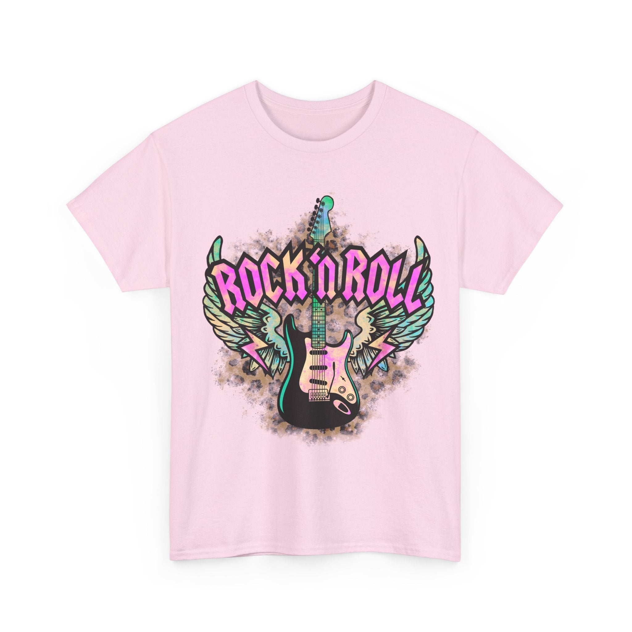 Rock n Roll Guitar T Shirt - Gift Tee Shirt For Guitarist Or Rock Fan