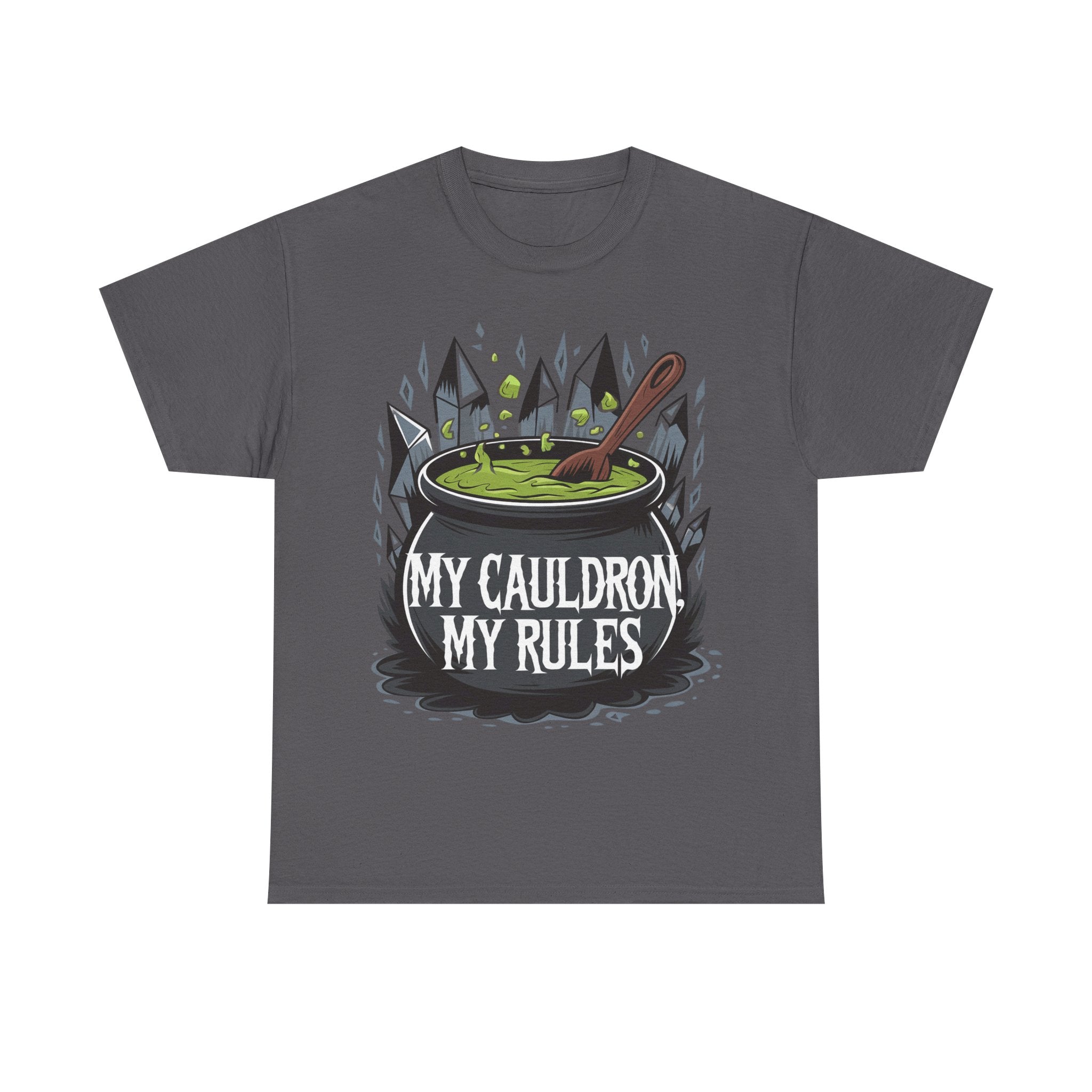 Funny Witch T-Shirt - My Cauldron My Rules - Wicken t Shirt - Gift Tee For Witches NEW