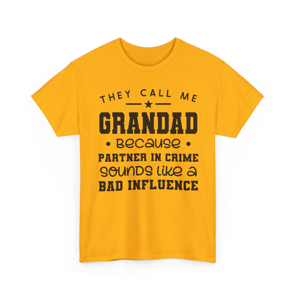 They Call Me Grandad Tee Shirt - T-Shirt For Grandfather - Funny Gift For Grandpa Grandad NEW