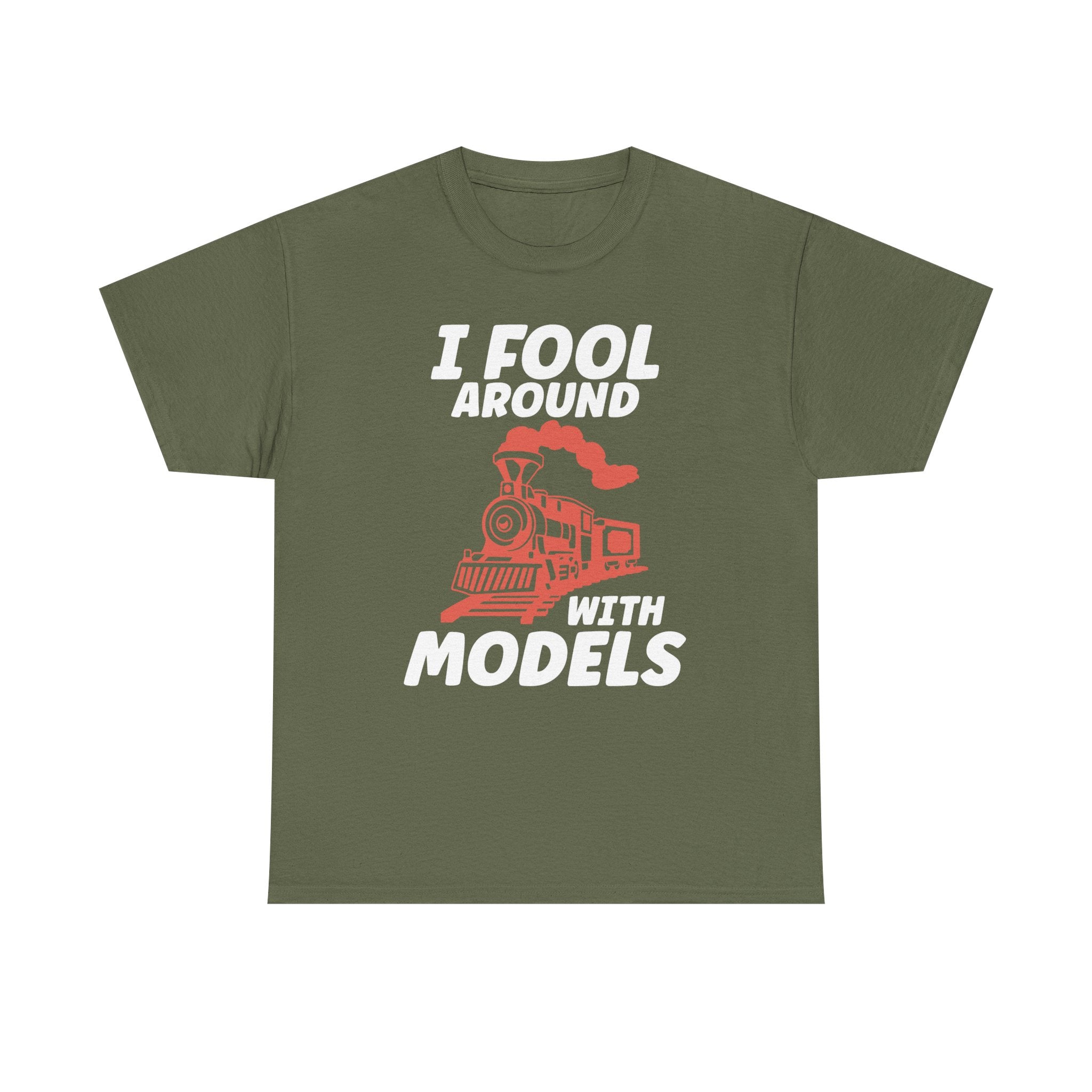 Train Set Model Tee Shirt - Funny T-Shirt Gift For Train Model Enthusiasts - Gift For Dad Grandad Into Trains