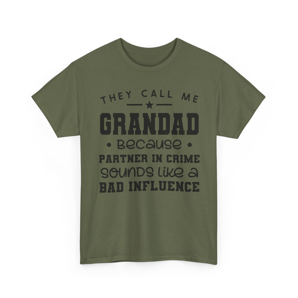 They Call Me Grandad Tee Shirt - T-Shirt For Grandfather - Funny Gift For Grandpa Grandad NEW