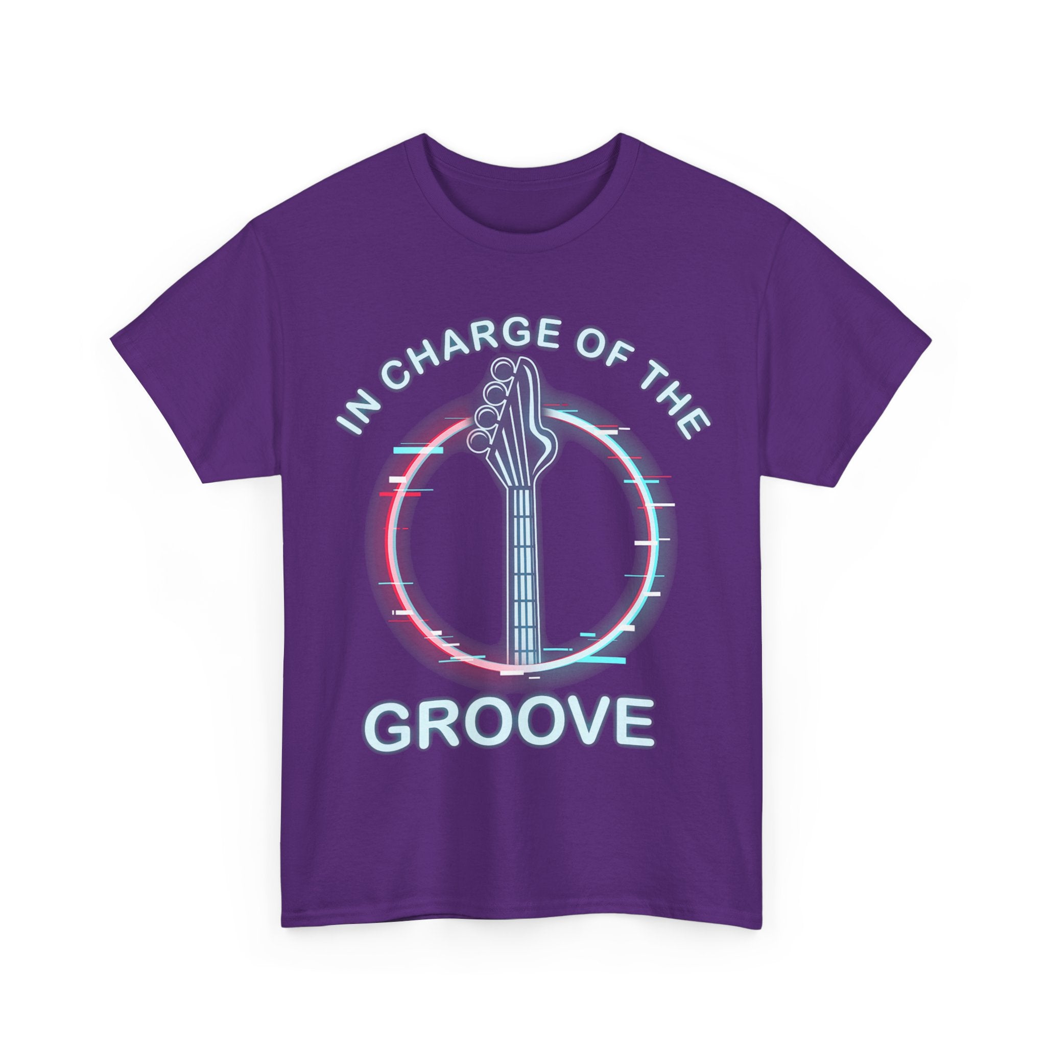 Bass Guitar Groove Tee Shirt - I'm in Charge of the Groove - Music T-Shirt Gift For Bassist