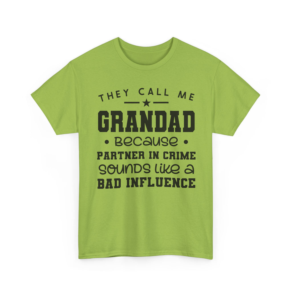 They Call Me Grandad Tee Shirt - T-Shirt For Grandfather - Funny Gift For Grandpa Grandad NEW