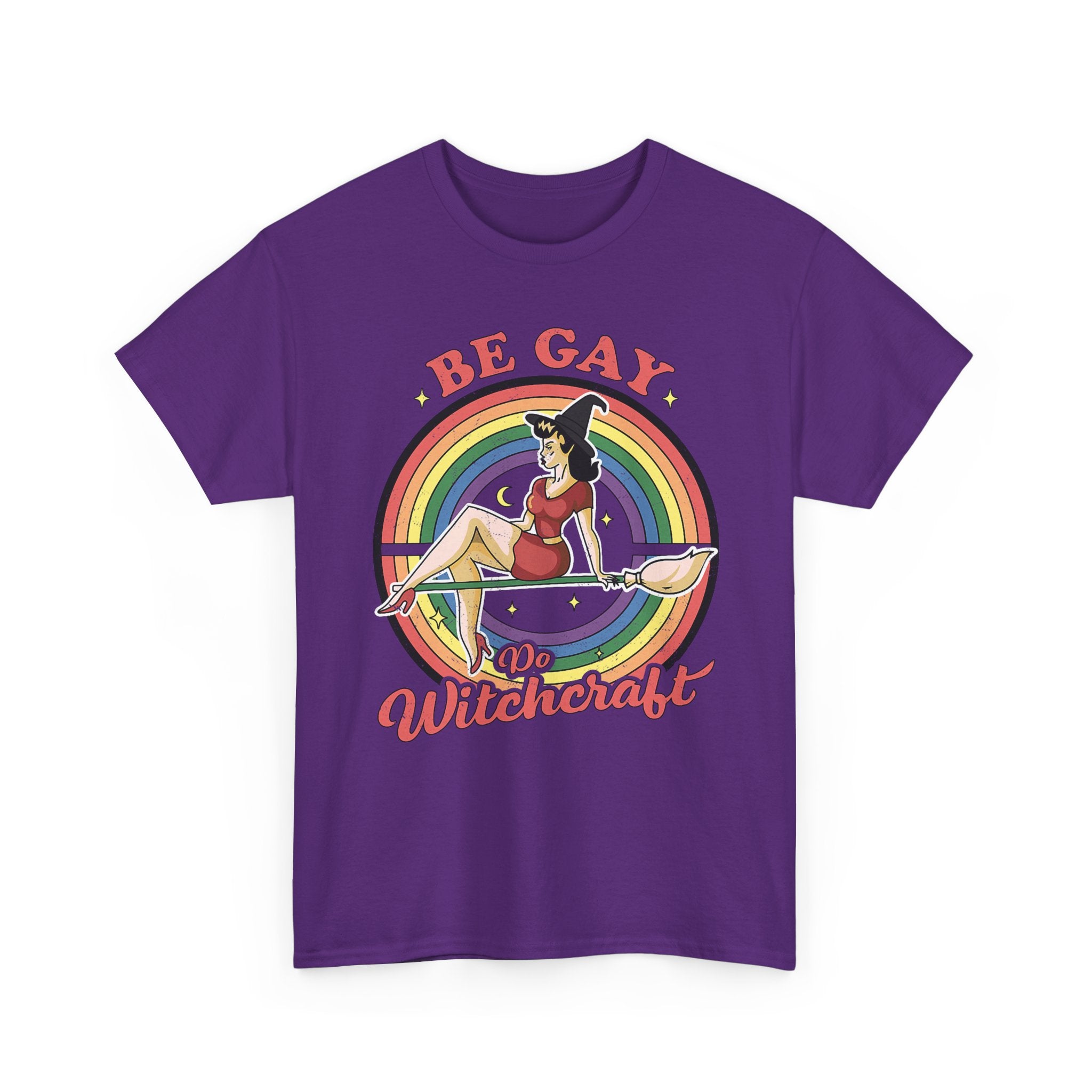 Funny Witch T-Shirt - Be Gay Do Witchcraft - Gift For Witches - Wicken Tee Shirt - NEW