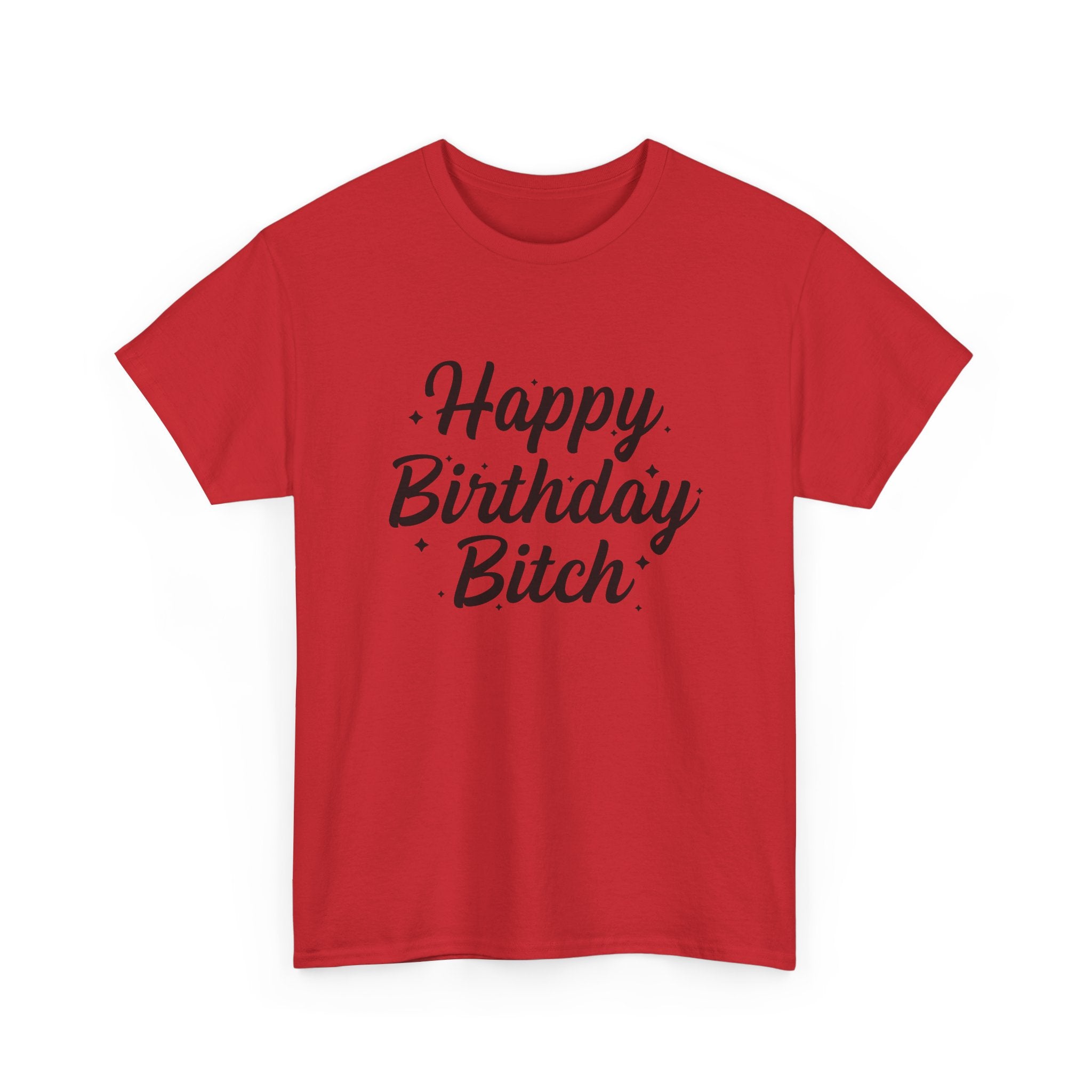 Birthday Tee Shirt - Happy Birthday Bitch - Funny Adult Graphic T-Shirt Gift