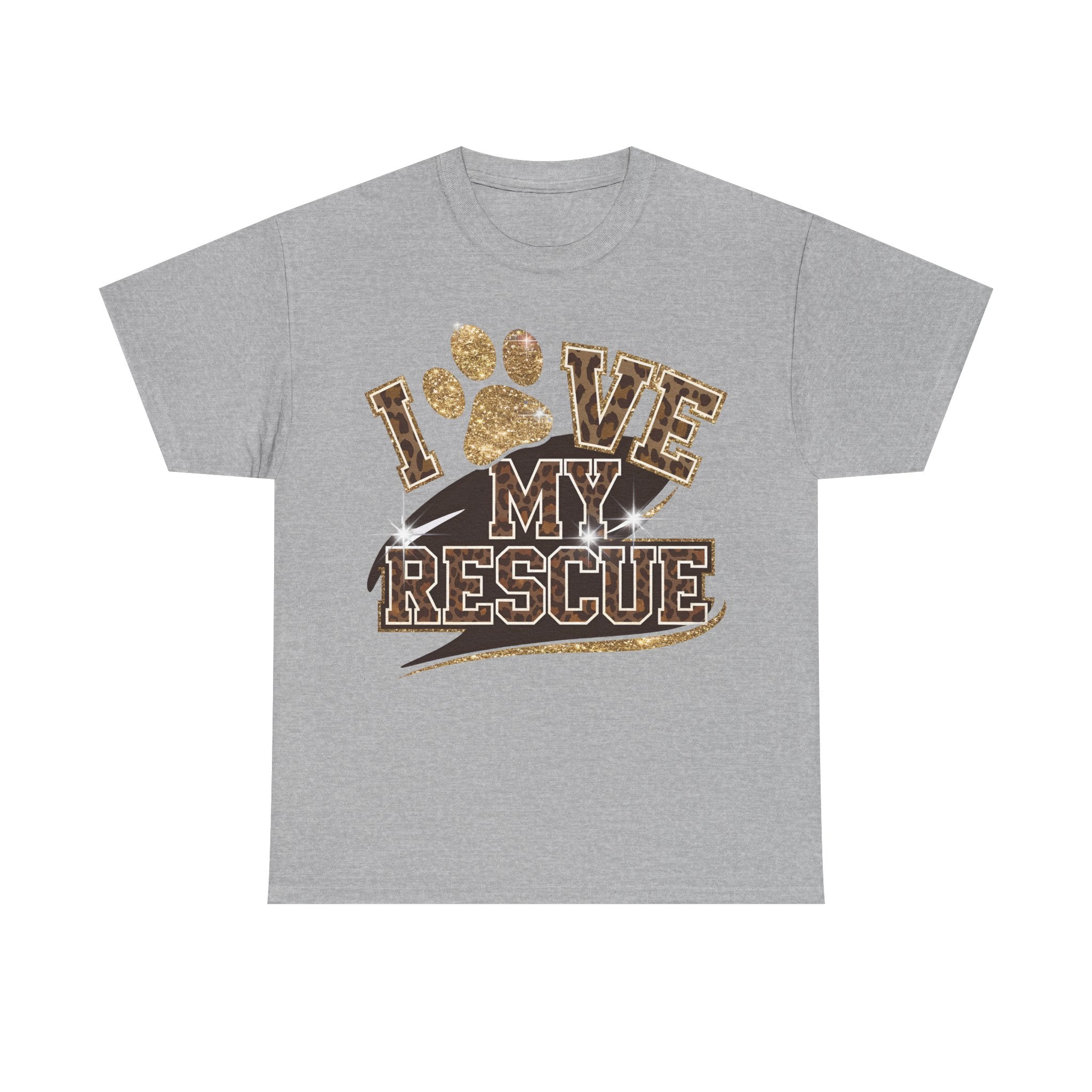 I Love My Rescue Dog Tee Shirt - T-Shirt Gift For Rescue Puppy Dog Owner - NEW