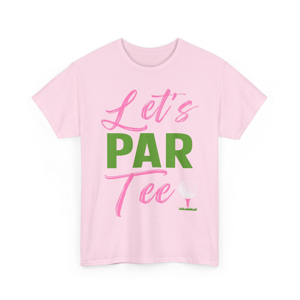 Funny Golf Tee Shirt - Lets Par Tee - Gift For Golfers - Present For Golfer Dad Grandad
