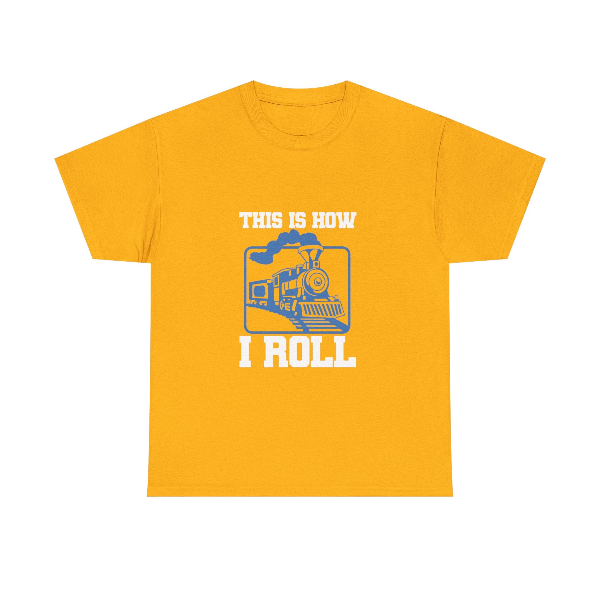 This Is How I Roll Tee Shirt - Funny T-Shirt Gift For Train Set Model Enthusiast Dad Grandad