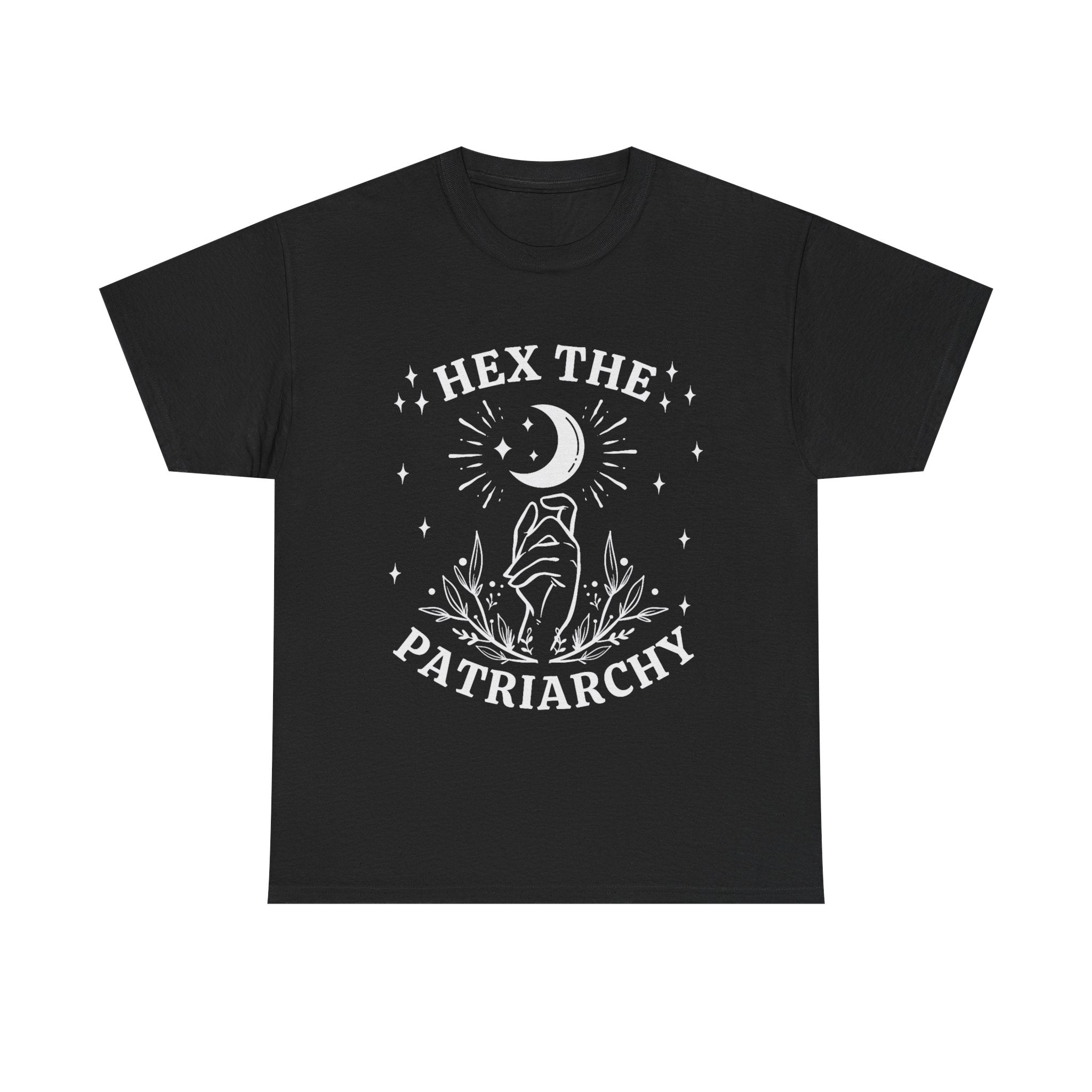 Hex The Patriachy T Shirt - Feminist Witch T-Shirt - Gift For Witches - Wicken Feminism Tee Shirt NEW