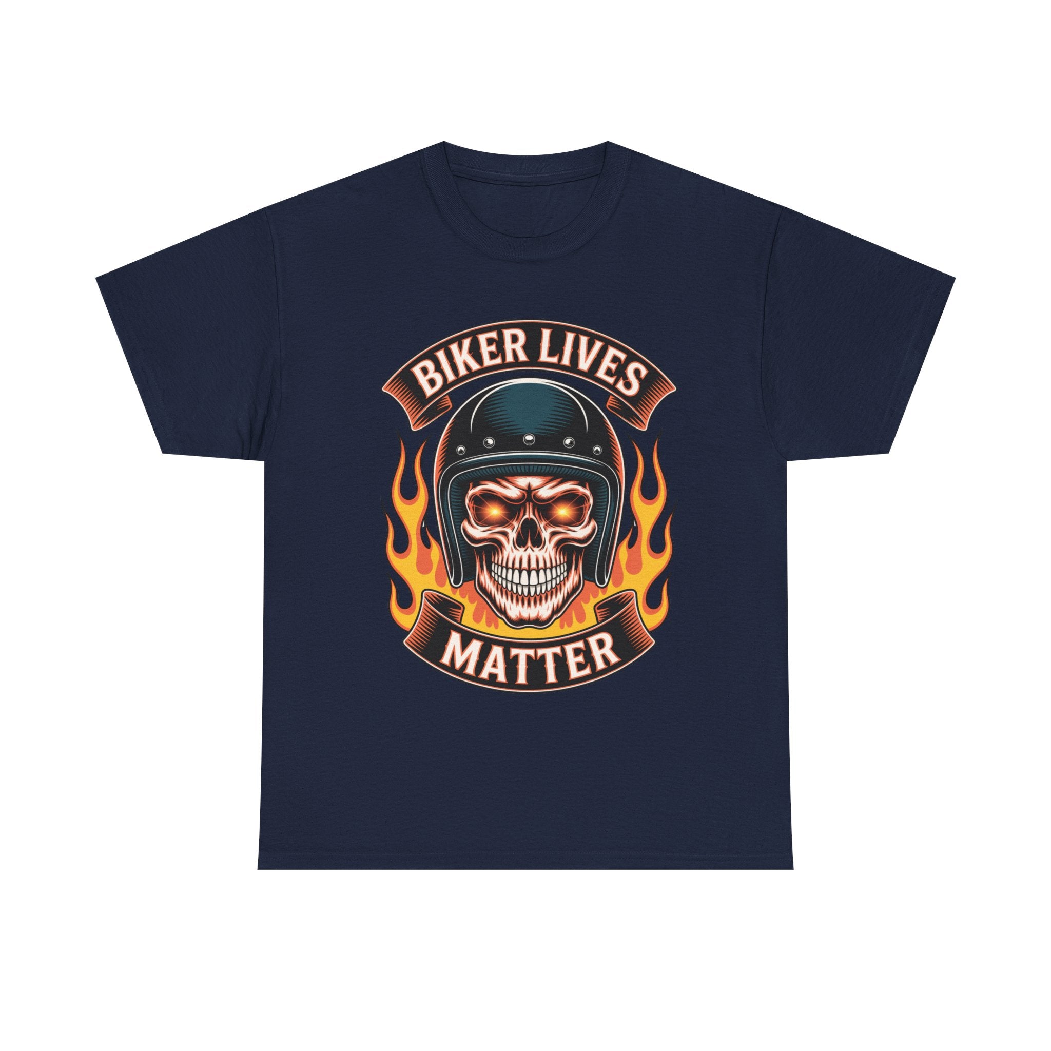 Biker Lives Matter T-Shirt - Tee Shirt For Bikers - Clothing Gift For Motorcycle Enthusiasts