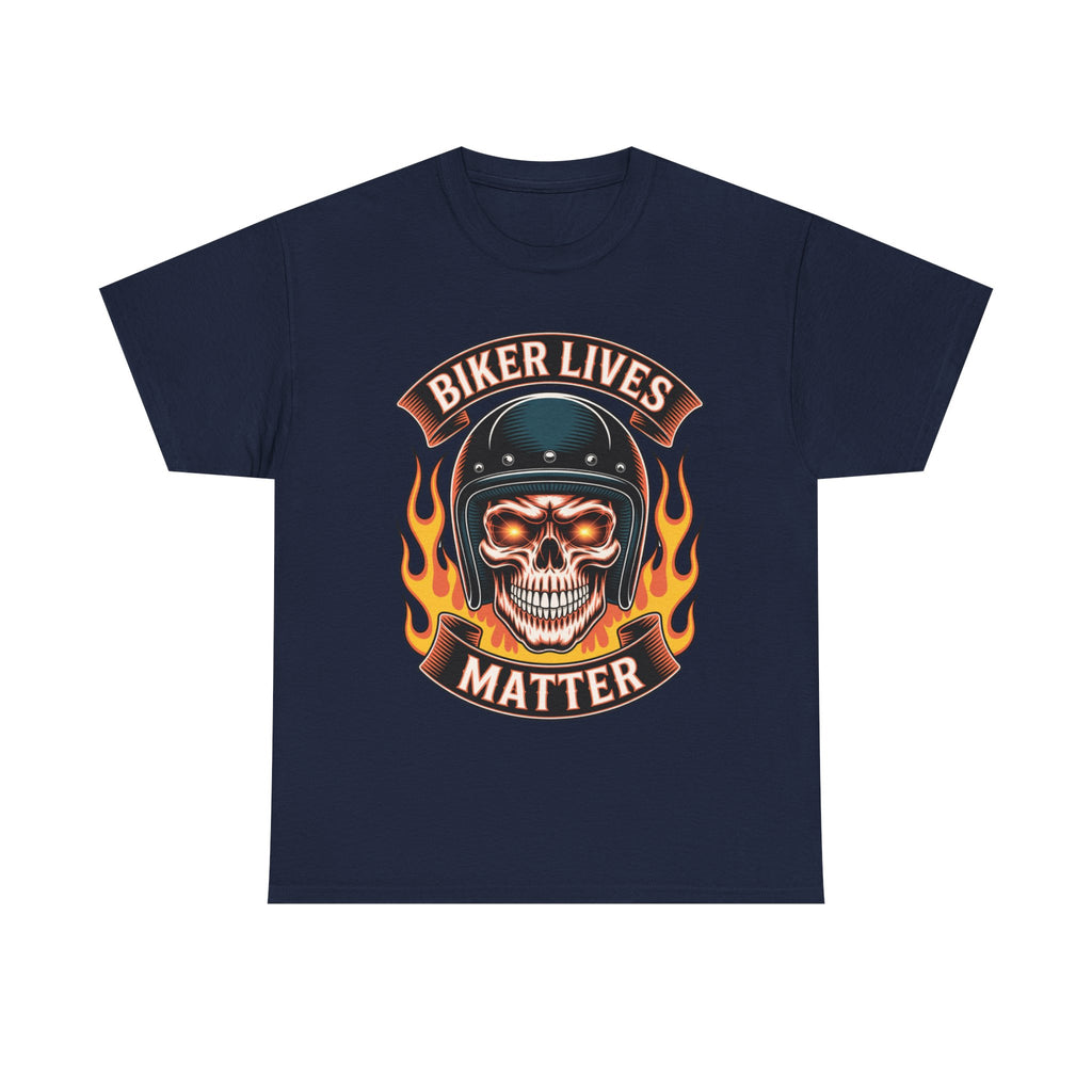 Biker Lives Matter T-Shirt - Tee Shirt For Bikers - Clothing Gift For Motorcycle Enthusiasts