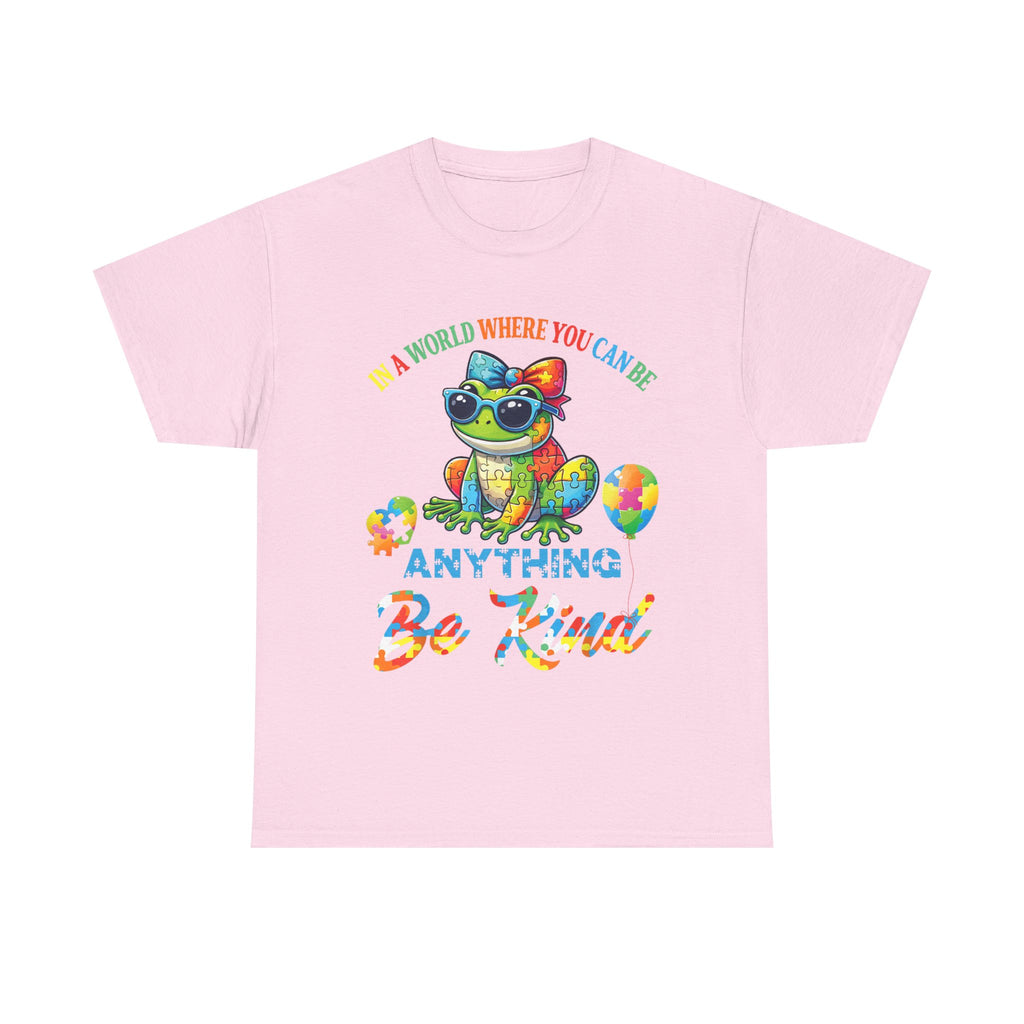 Be Kind Turtle T‑Shirt - A World Where You Can Be Anything Be Kind - Autism ADHD Tee Shirt