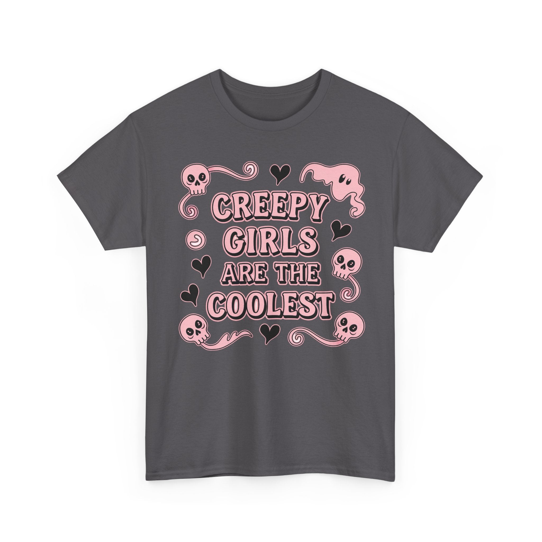 Funny Witch T Shirt - Creepy Girls Are The Coolest - Tee Shirt For Witches - Wicken T-Shirt Gift NEW