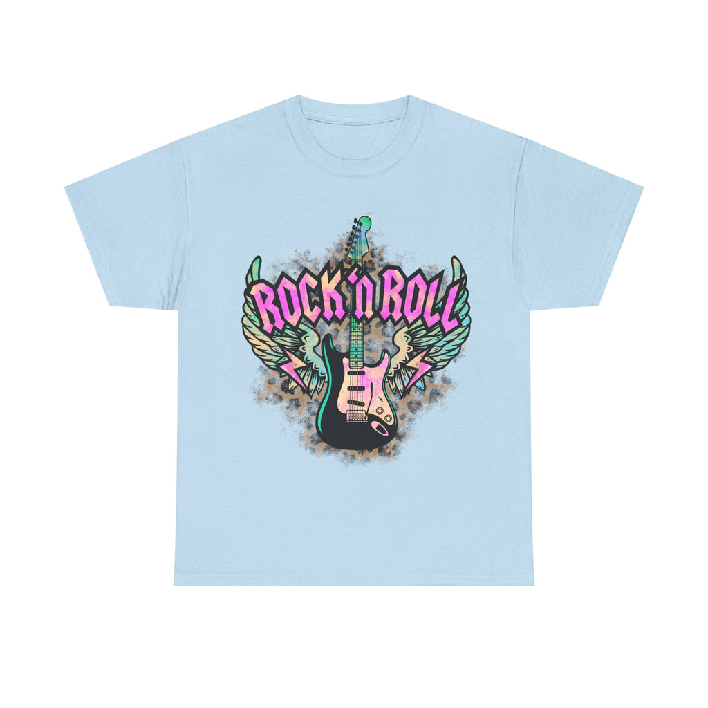 Rock n Roll Guitar T Shirt - Gift Tee Shirt For Guitarist Or Rock Fan
