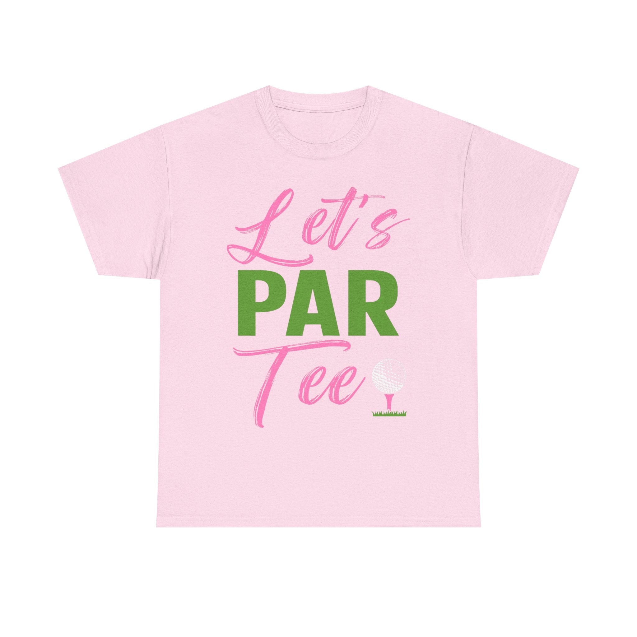 Funny Golf Tee Shirt - Lets Par Tee - Gift For Golfers - Present For Golfer Dad Grandad