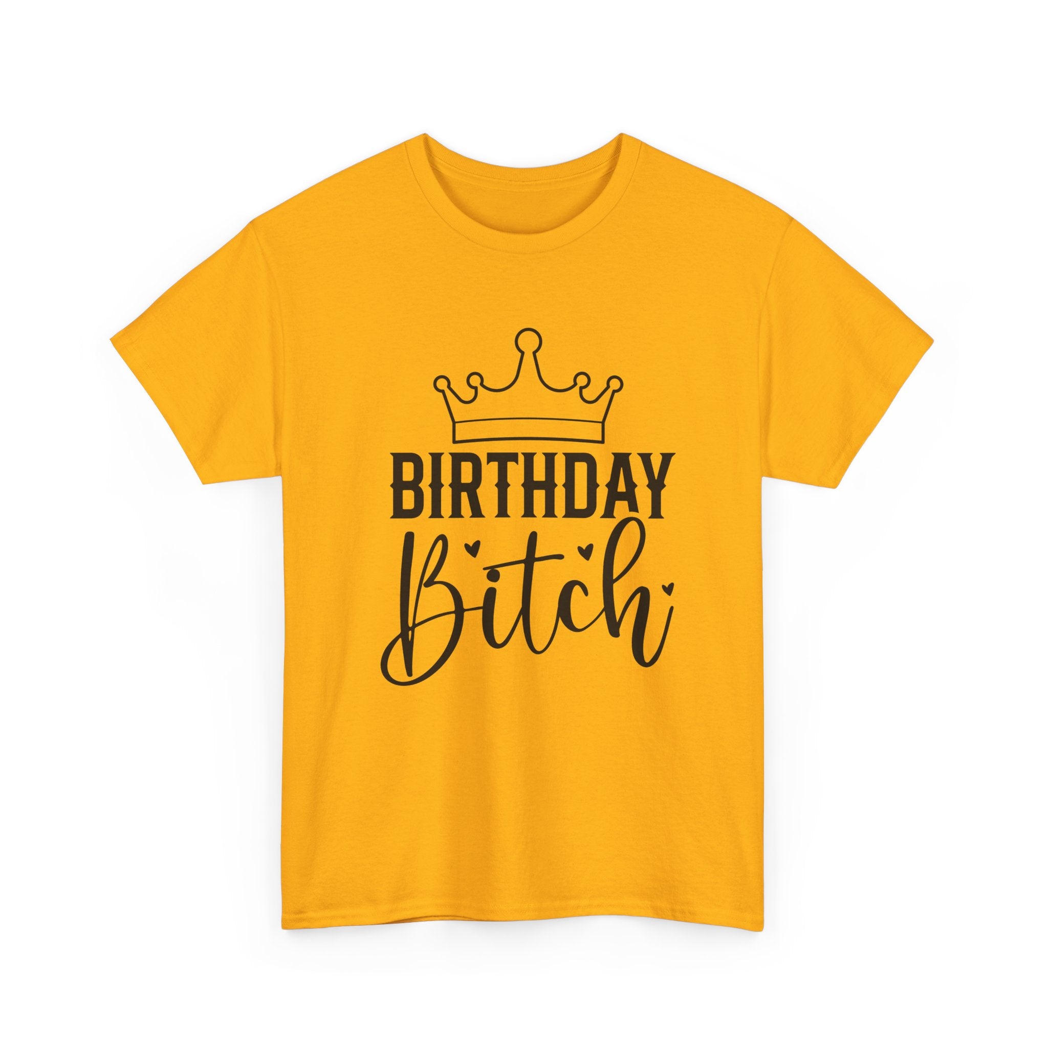 Birthday Bitch T-Shirt - Funny Rude Adult Crown Birthday Gift Tee for Women Girls
