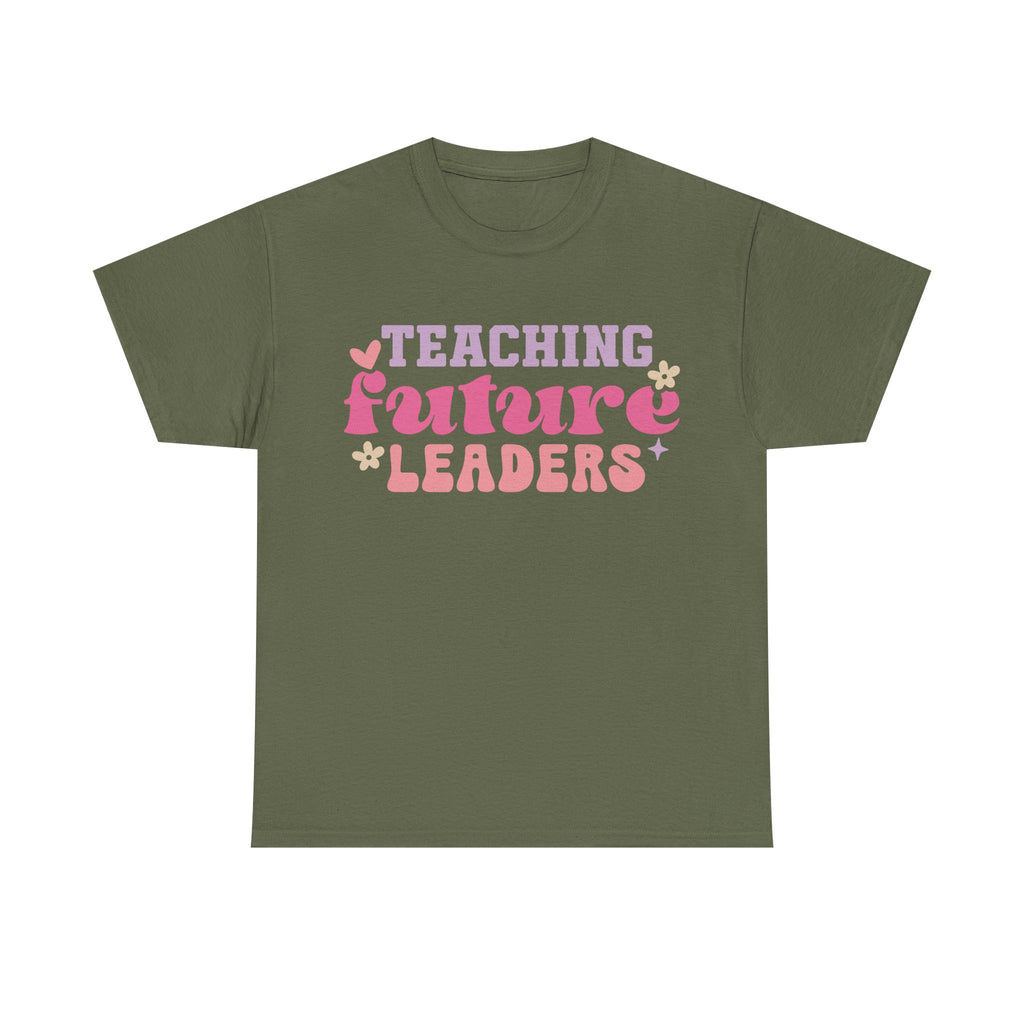 T-Shirt - Teaching Future Leaders - Tee Shirt Gift For Teachers Primary and Secondary - NEW