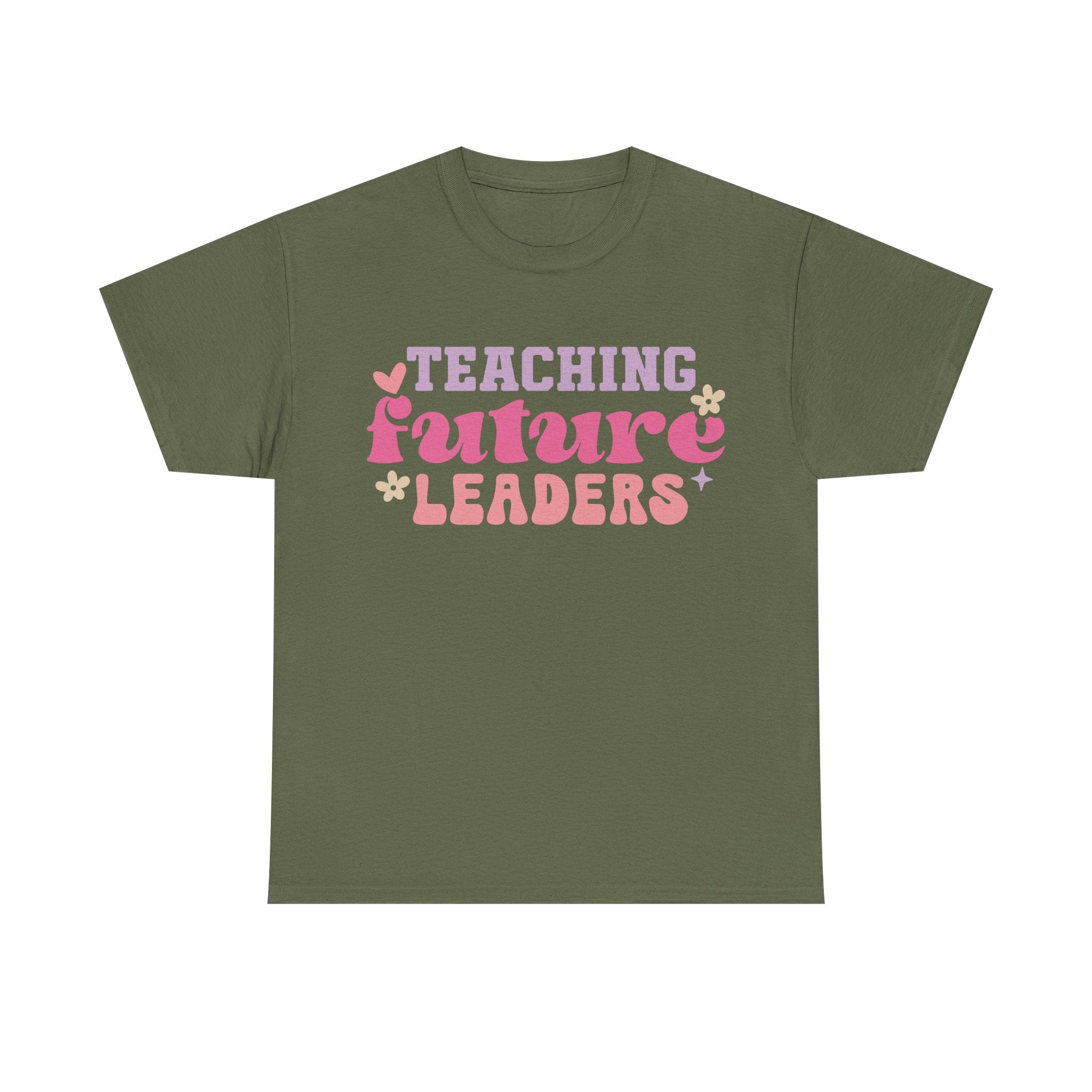 T-Shirt - Teaching Future Leaders - Tee Shirt Gift For Teachers Primary and Secondary - NEW