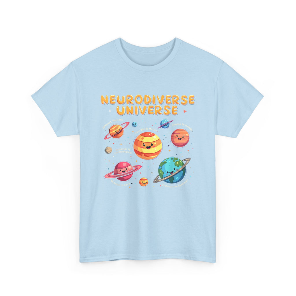 Neurodiverse Universe T-Shirt - Autism, ADHD, ASD Awareness Gift Tee Shirt NEW