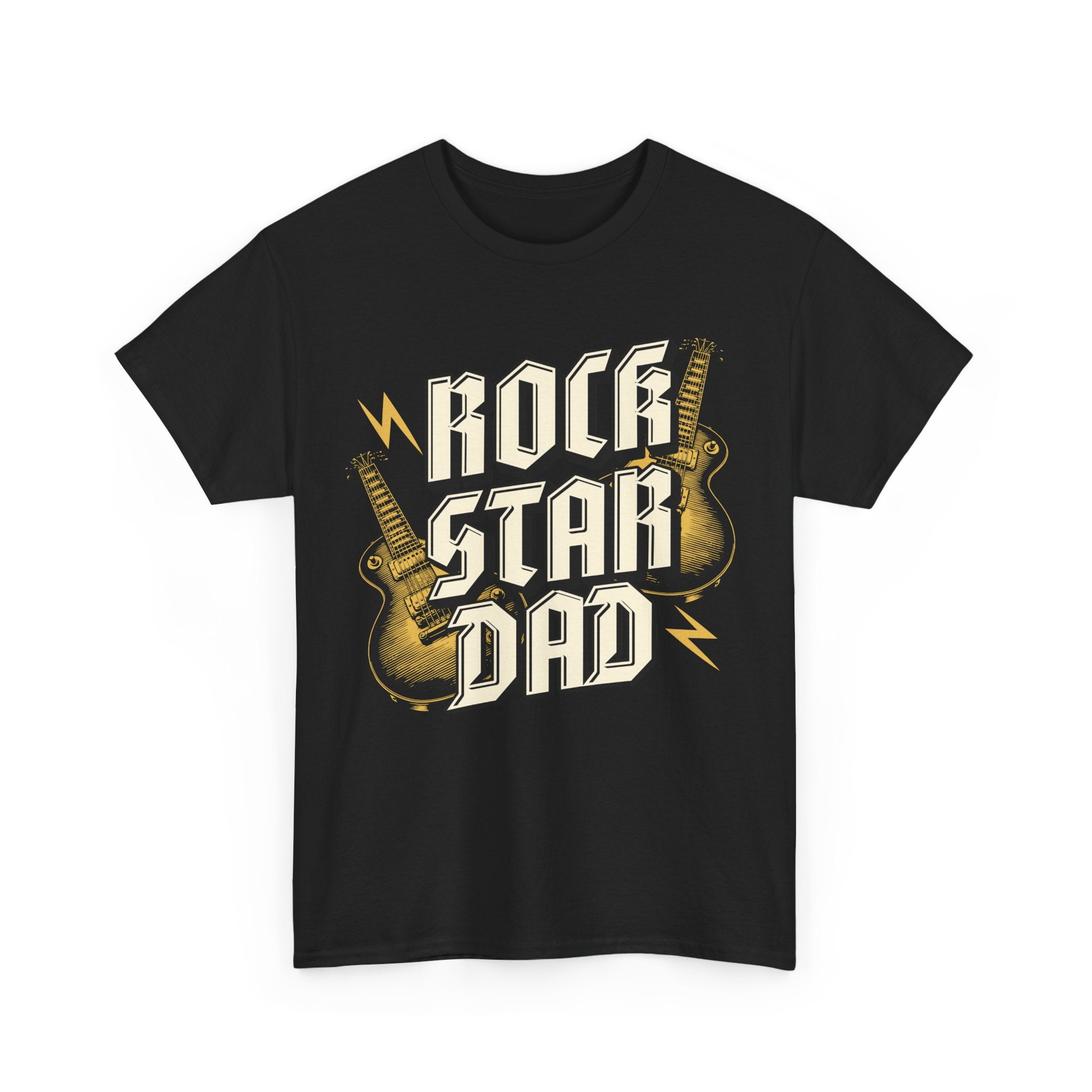 Rock Star Dad T-Shirt - Fathers Day Dads Birthday Gift Tee Shirt - NEW