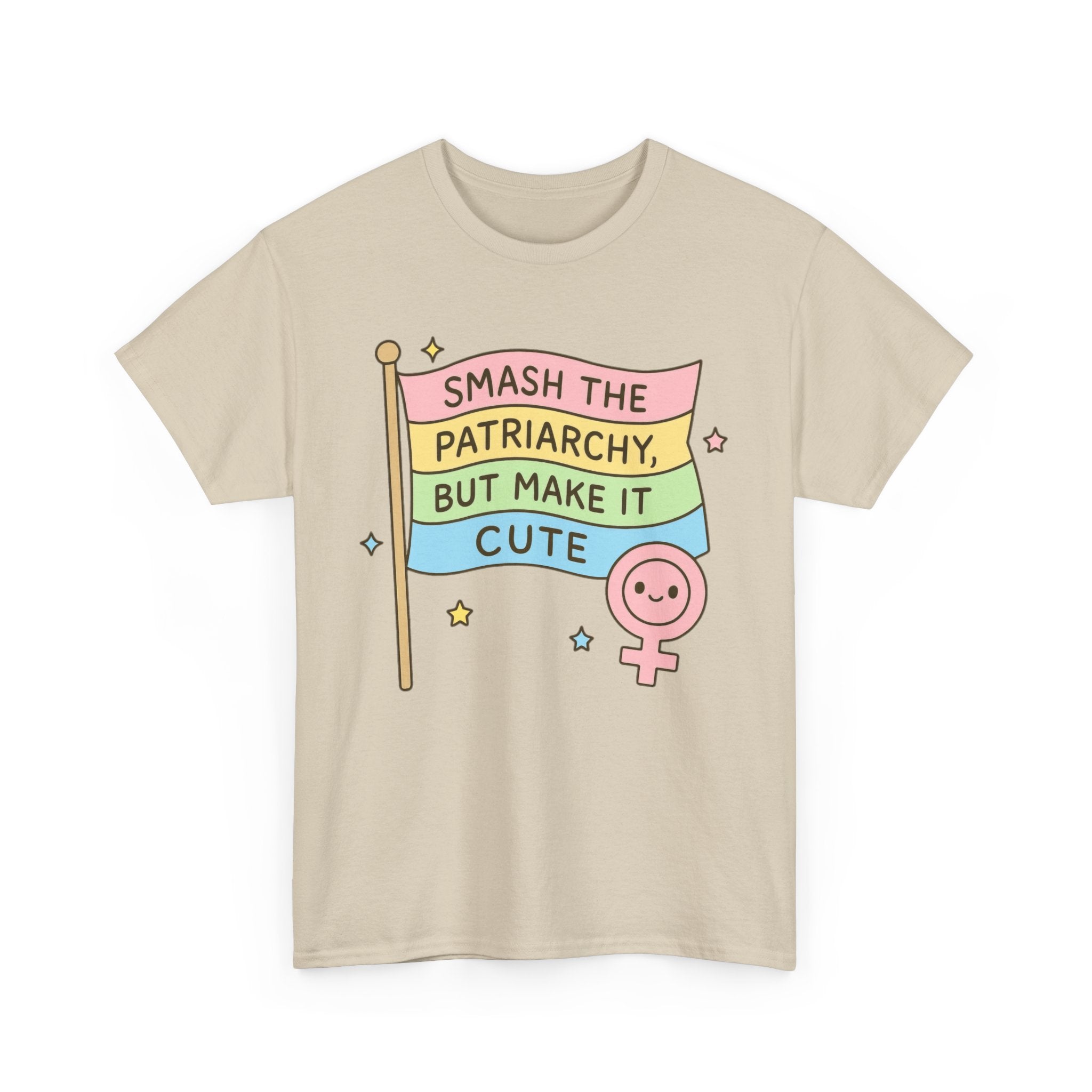 Funny Feminism T-Shirt - Smash The Patriachy But Make It Cute - Tee Shirt Gift For Strong Women Feminist - Anti Patriachy