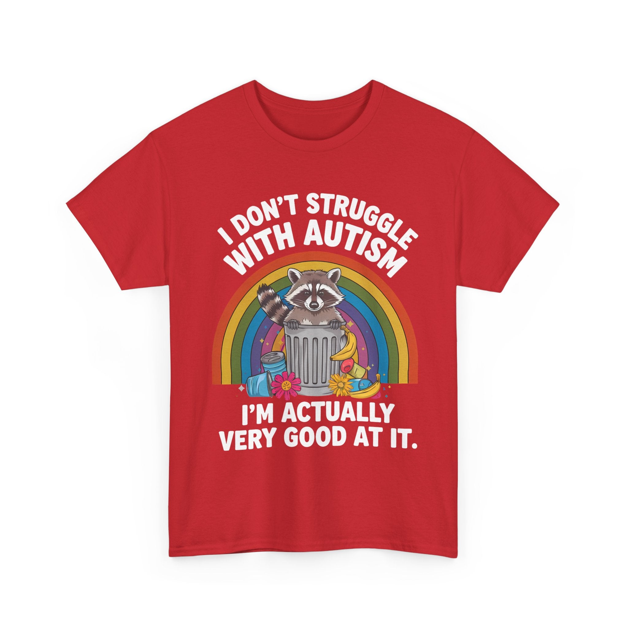 Autism Pride T‑Shirt - I Don’t Struggle With Autism, I’m Actually Very Good At It-  Funny Neurodiverse Tee Shirt
