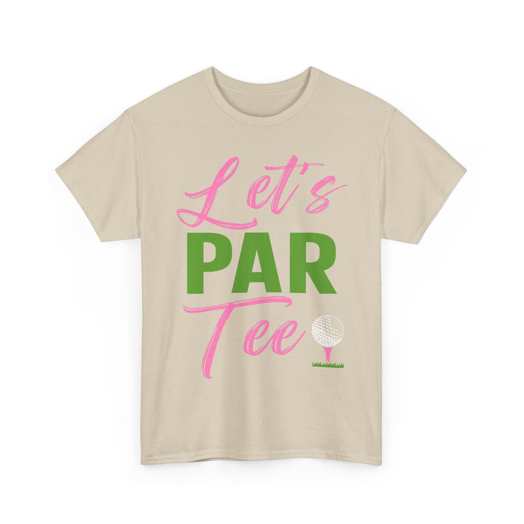 Funny Golf Tee Shirt - Lets Par Tee - Gift For Golfers - Present For Golfer Dad Grandad