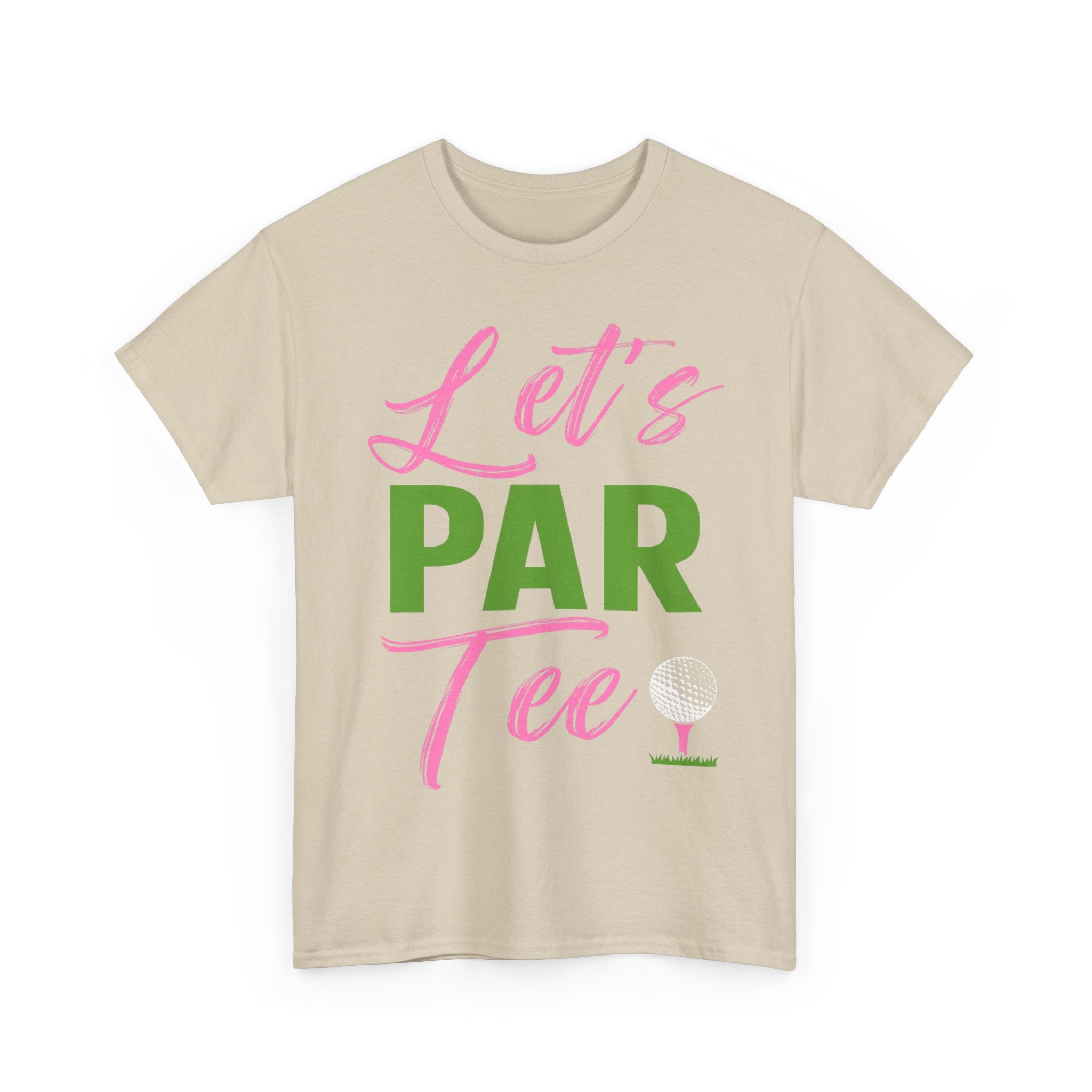 Funny Golf Tee Shirt - Lets Par Tee - Gift For Golfers - Present For Golfer Dad Grandad