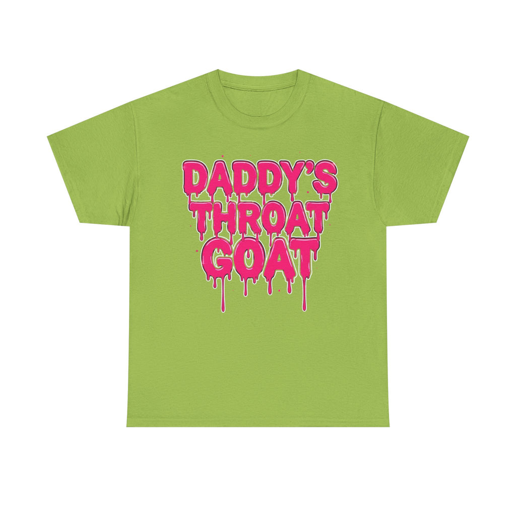 Funny T-Shirt - Daddys Throat Goat - Rude Offensive Hen Stag Birthday Gift