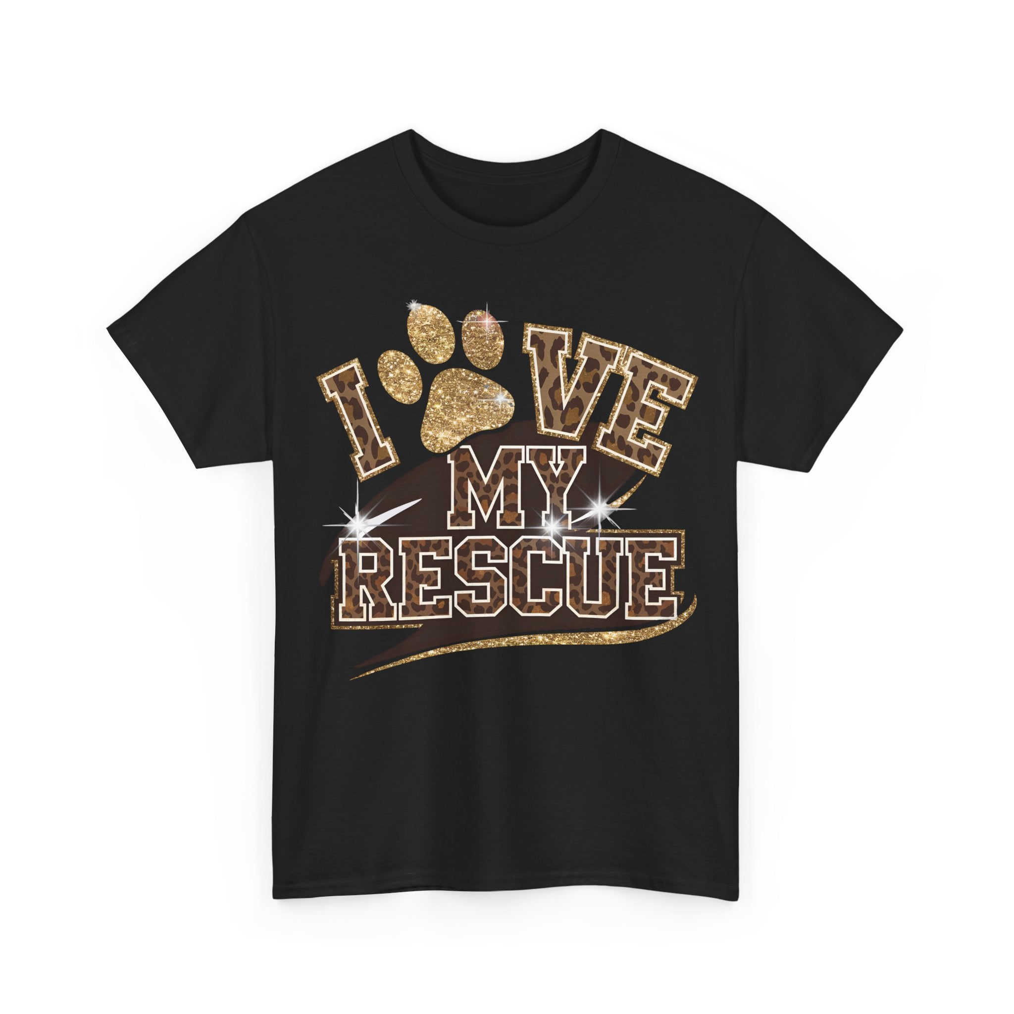 I Love My Rescue Dog Tee Shirt - T-Shirt Gift For Rescue Puppy Dog Owner - NEW