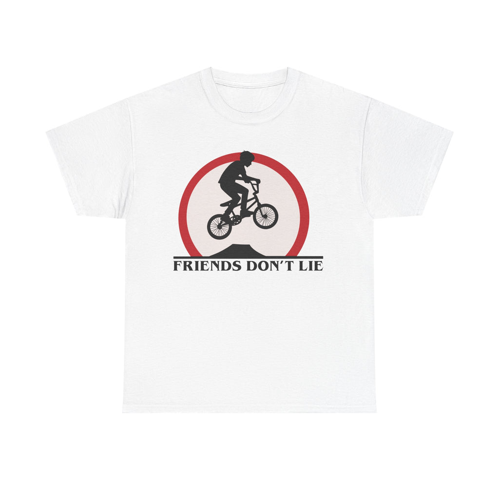 T‑Shirt - Friends Don't Lie - Stranger Things - BMX Rider Graphic Tee