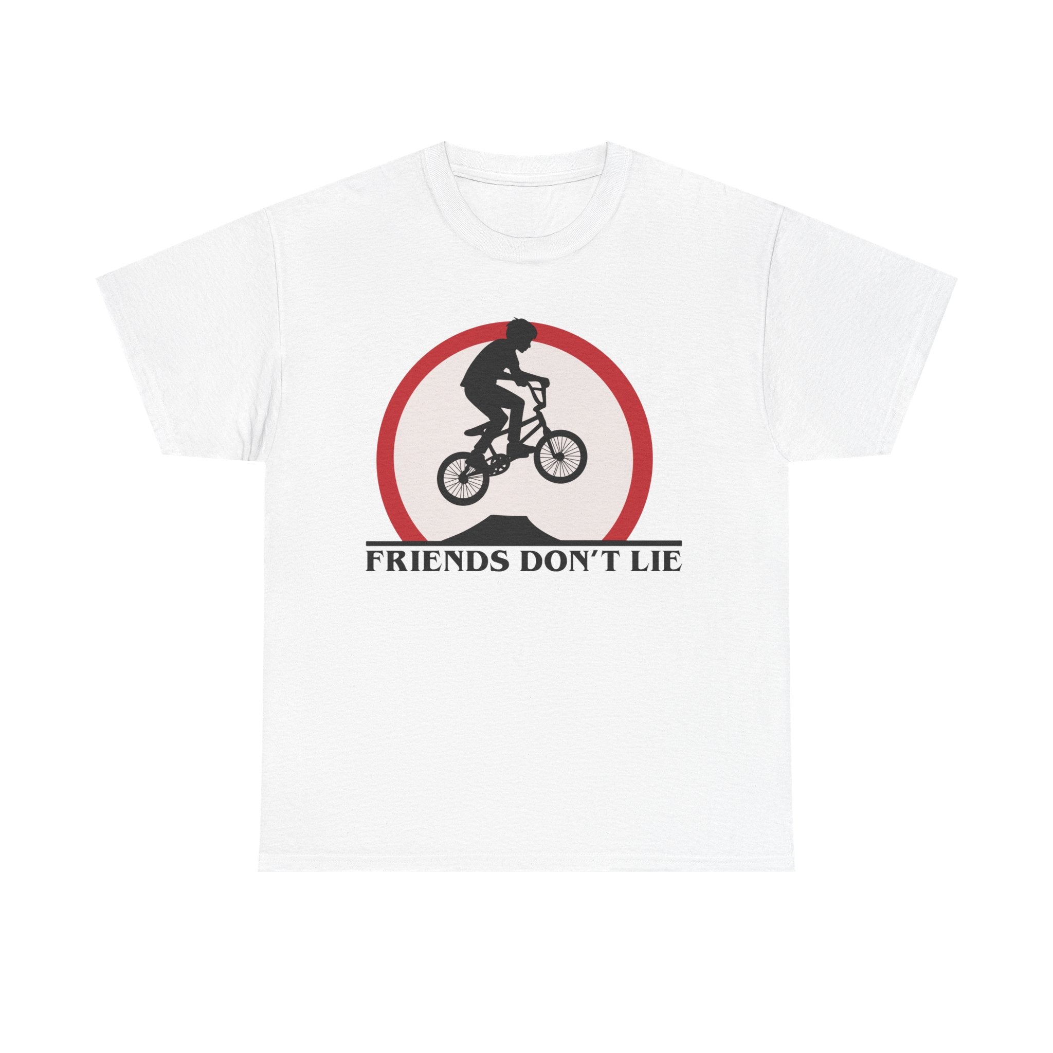 T‑Shirt - Friends Don't Lie - Stranger Things - BMX Rider Graphic Tee