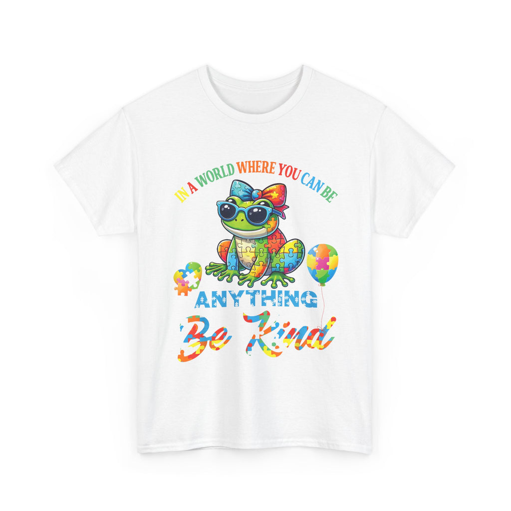 Be Kind Turtle T‑Shirt - A World Where You Can Be Anything Be Kind - Autism ADHD Tee Shirt