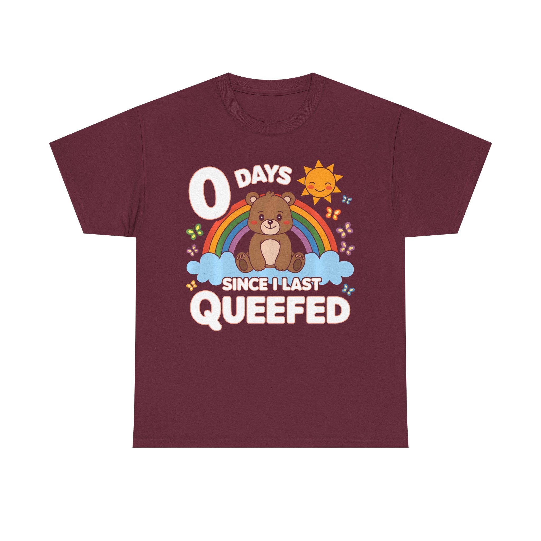 Funny Gift T-Shirt - Queef Countdown Tee - Offensive Adult Rude Hen Bachelorette Shirt
