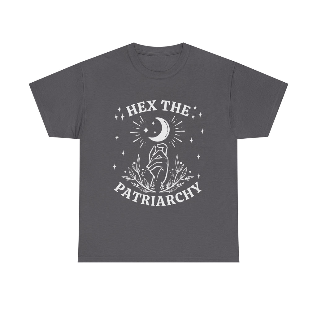 Hex The Patriachy T Shirt - Feminist Witch T-Shirt - Gift For Witches - Wicken Feminism Tee Shirt NEW