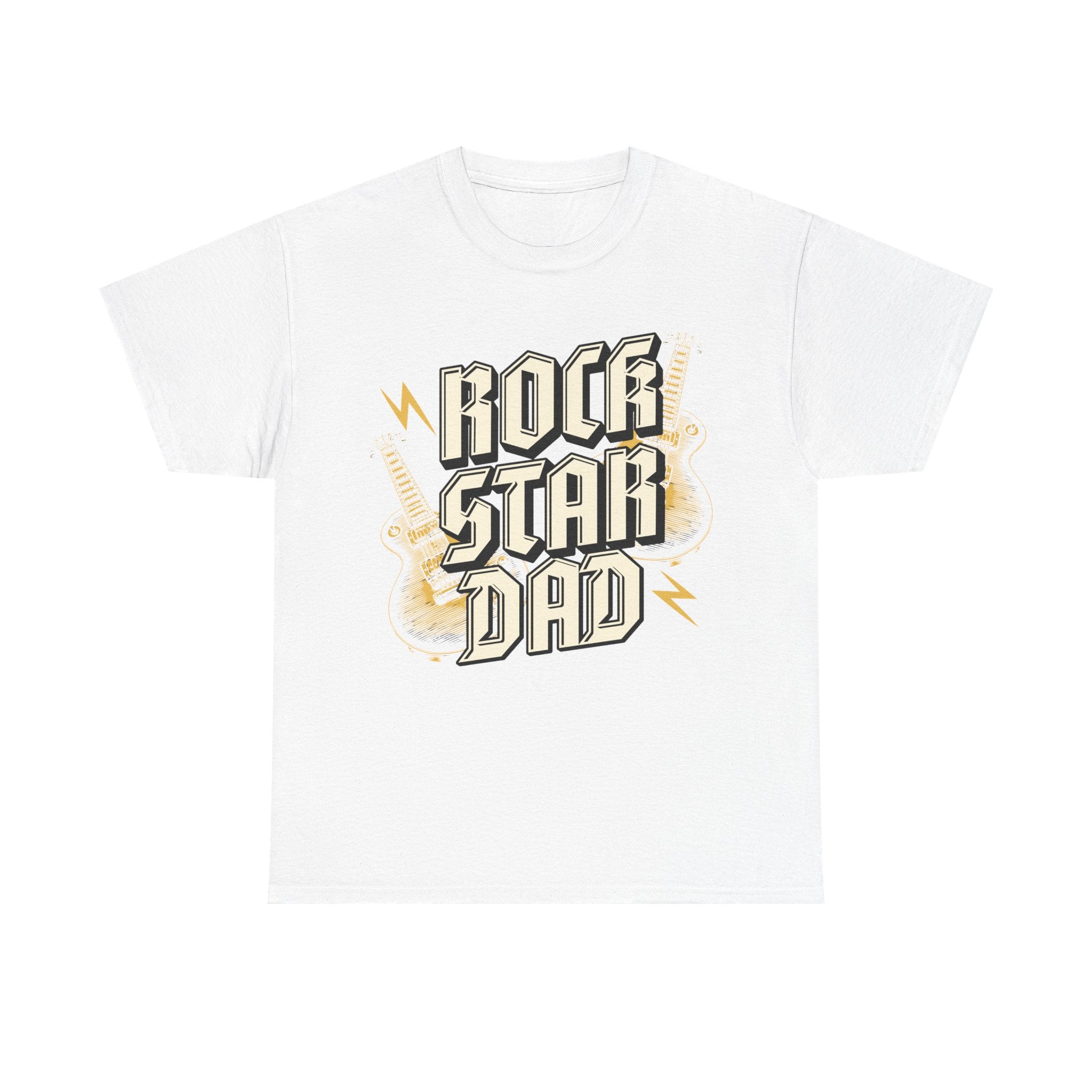 Rock Star Dad T-Shirt - Fathers Day Dads Birthday Gift Tee Shirt - NEW