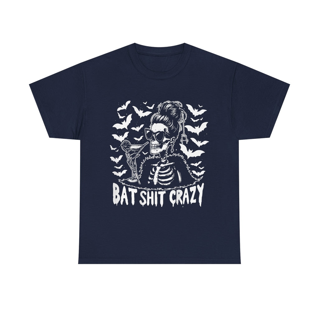 T-Shirt - Bat Shit Crazy Tee Shirt - Gift For Witch - Funny Wicken T Shirt For Witches