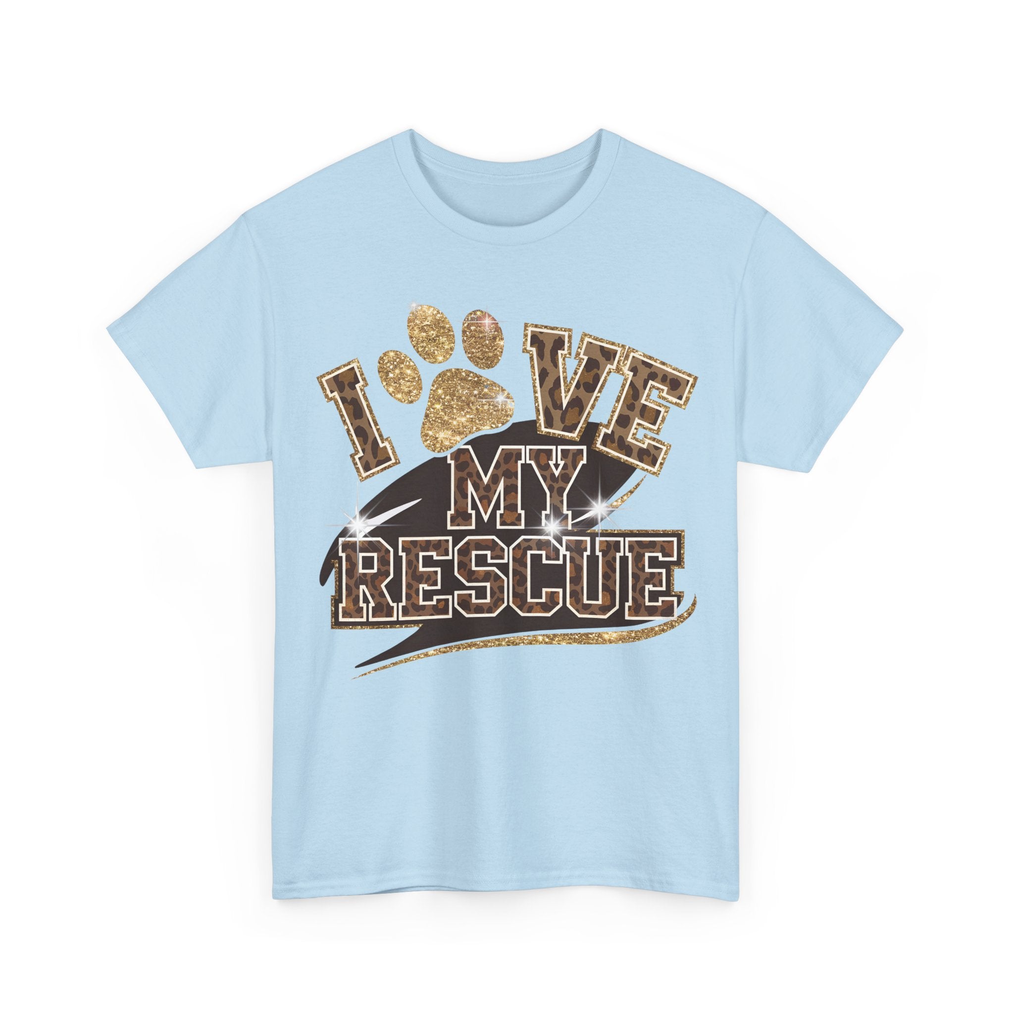 I Love My Rescue Dog Tee Shirt - T-Shirt Gift For Rescue Puppy Dog Owner - NEW