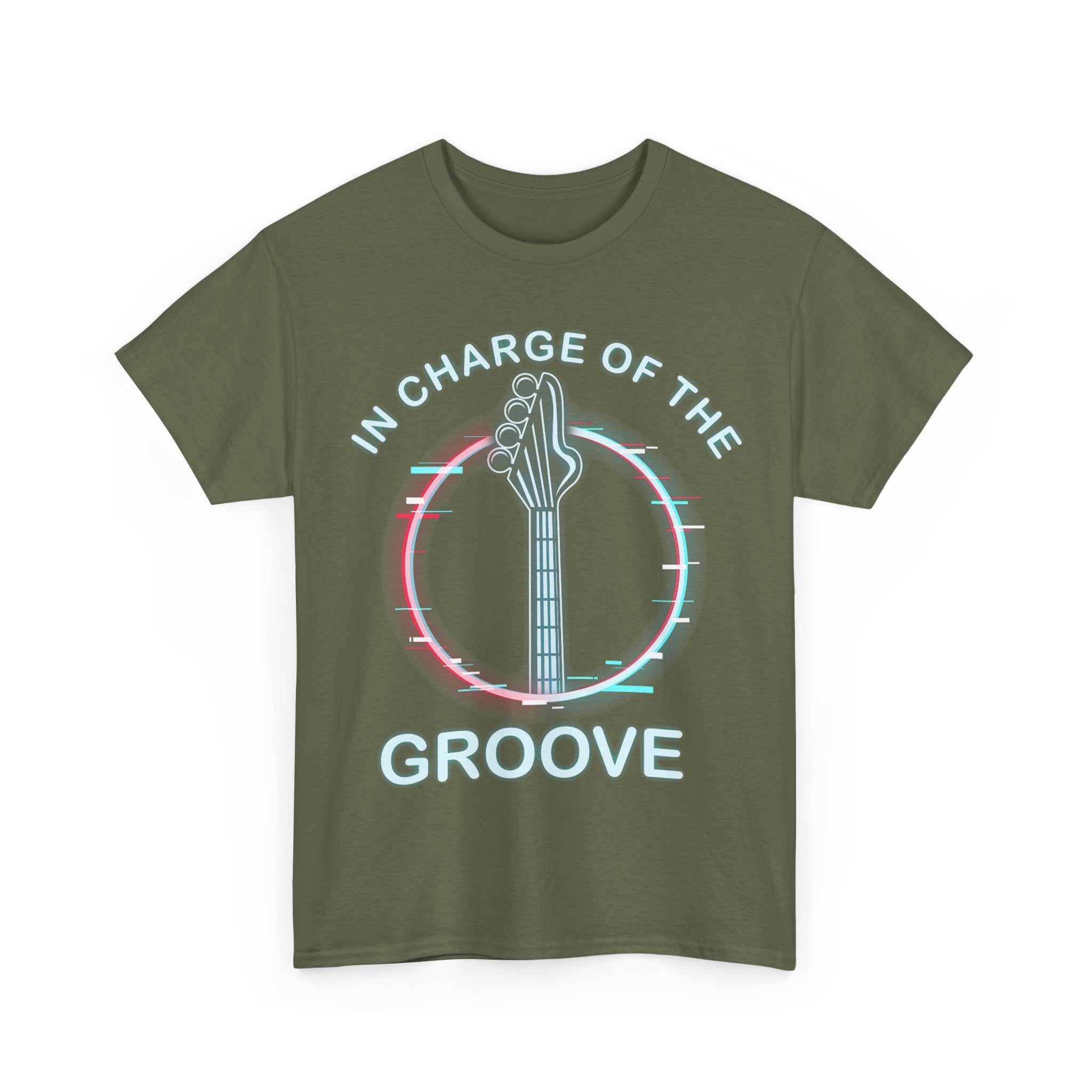 Bass Guitar Groove Tee Shirt - I'm in Charge of the Groove - Music T-Shirt Gift For Bassist