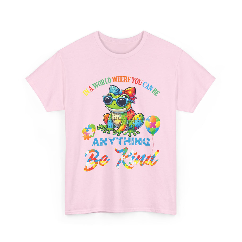 Be Kind Turtle T‑Shirt - A World Where You Can Be Anything Be Kind - Autism ADHD Tee Shirt