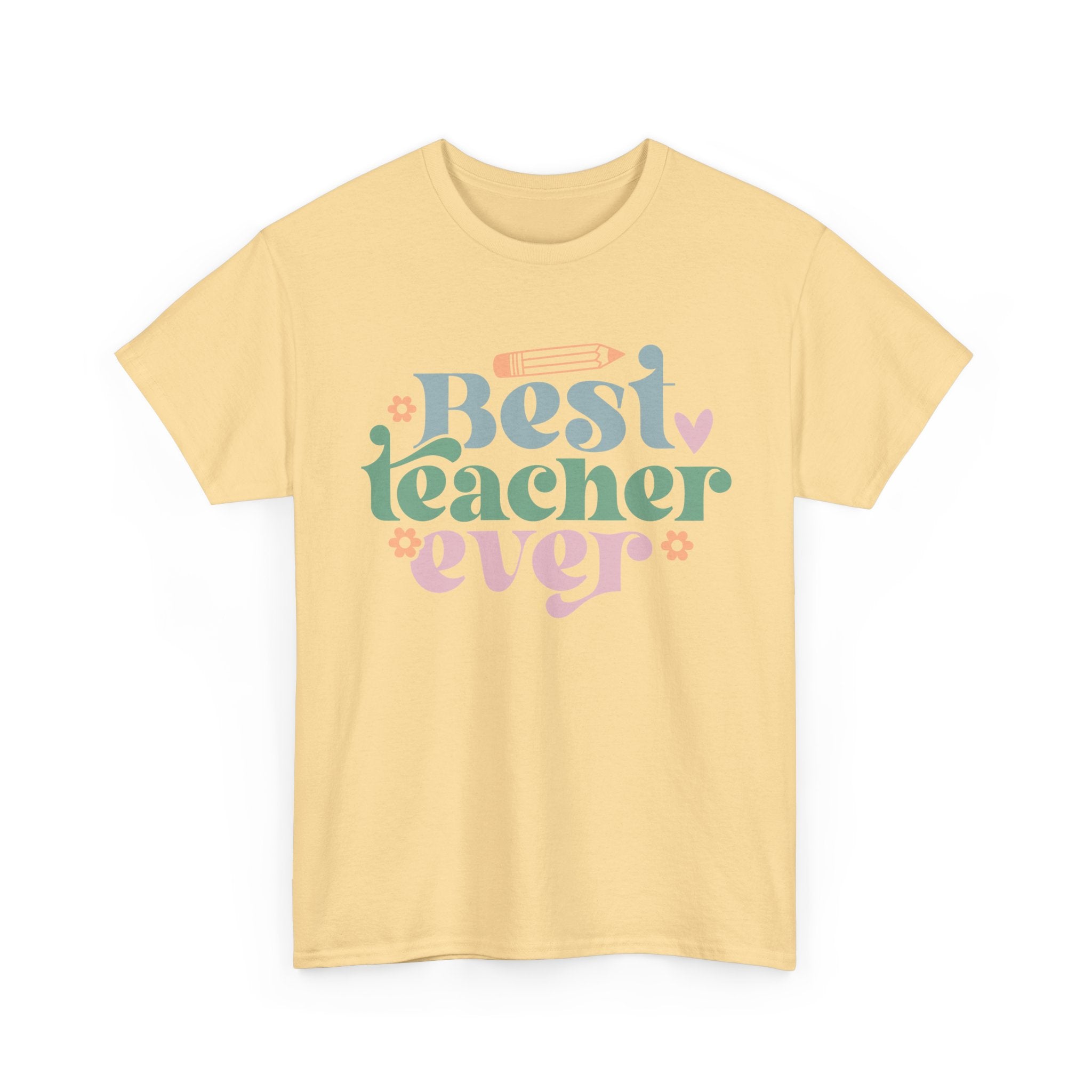 Best Teacher Ever Tee Shirt - T-Shirt Gift - Present For Teachers - NEW