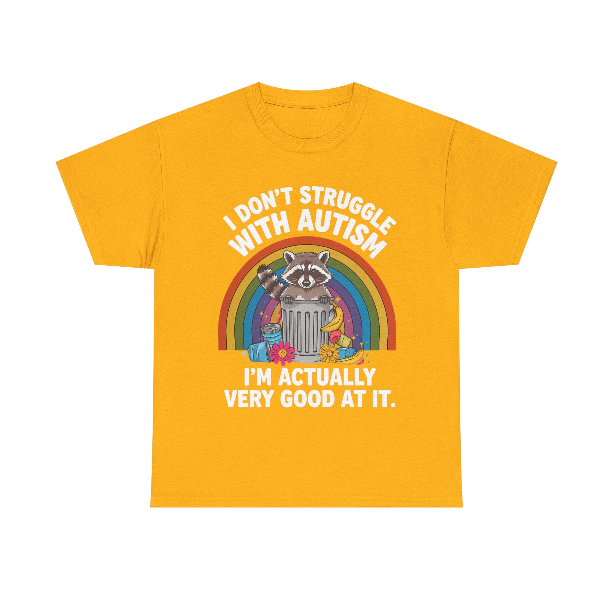 Autism Pride T‑Shirt - I Don’t Struggle With Autism, I’m Actually Very Good At It-  Funny Neurodiverse Tee Shirt