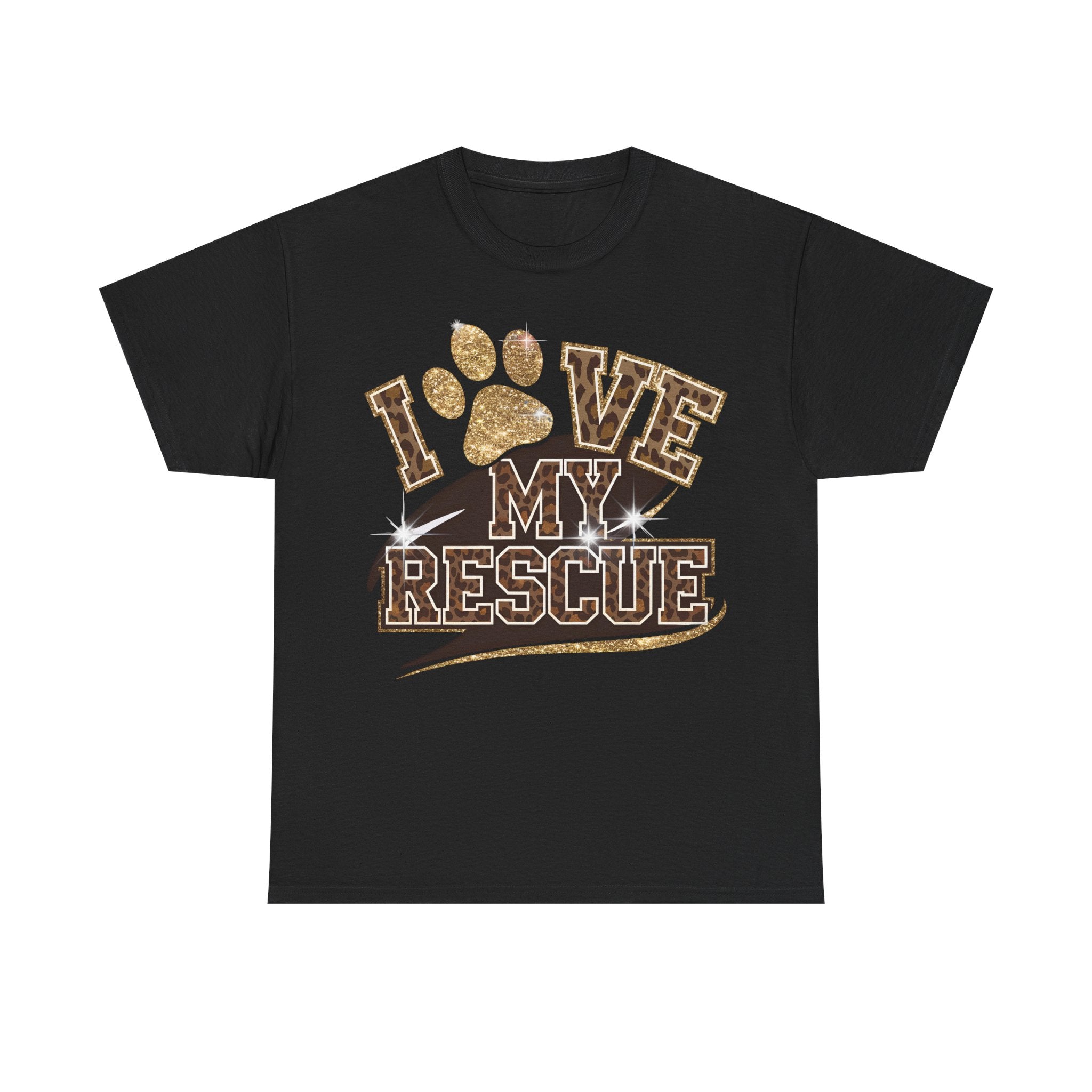 I Love My Rescue Dog Tee Shirt - T-Shirt Gift For Rescue Puppy Dog Owner - NEW